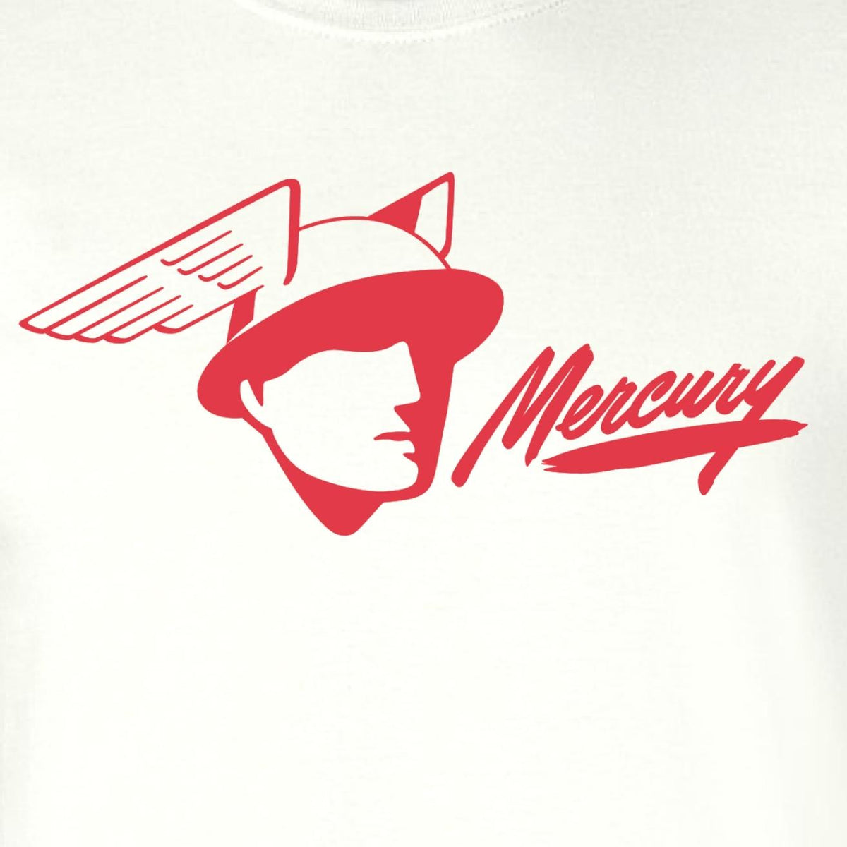 Mercury 50s Era Logo Tee White